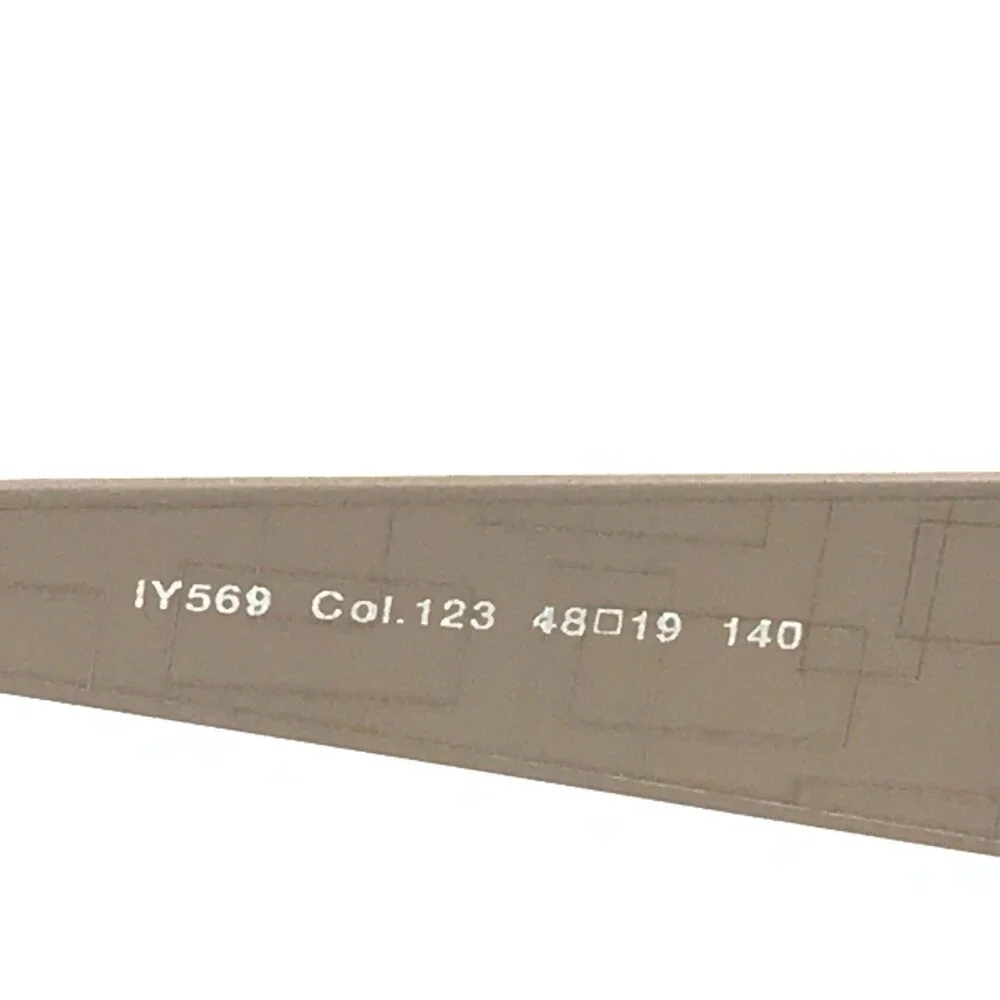 Iyoko-Inyake Eyeglasses Frames IY569 Col.123 Brown Rectangular 48-19-140